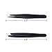Tweezers Set, 1pc Slant Tweezer and 1pc Pointed Tweezer, Tweezers Great for Eyebrows, Nose Hairs and Facial Hair