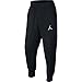 Nike Mens Jordan Flight Basketball Ribbed Cuff Sweatpants Black/White 823071-010 Size Medium