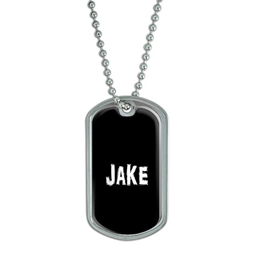 Jake - Name Military Dog Tag Luggage Keychain