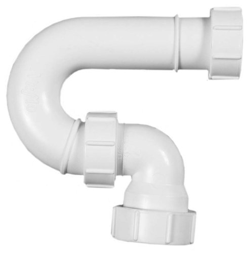 Polypipe 32mm 1-1/4" Tubular Swivel P Trap 38mm Shallow Seal WT50