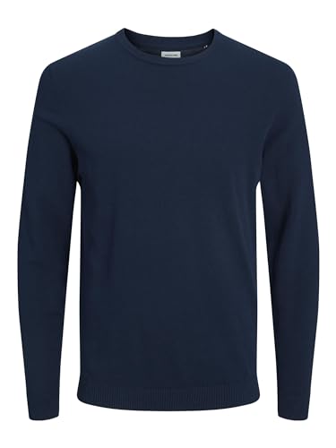 Jjebasic Knit Crew Neck Noos, Suéter para Hombre, Navy Blazer, XL