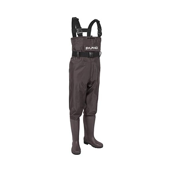 LANGXUN Hip Waders for Kids, Lightweight and Breathable PVC Fishing Waders for Children