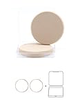 KOOBA Face Powder Puff Makeup Blender Round Primer Sponges for Cosmetic Flawless Foudation 2pcs with 1 Case