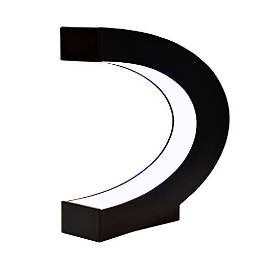 image for Floating Globe, Gopush Multi-Color Changing C Shape Magnetic Levitatio