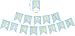 MEANT2TOBE Fairy Theme Birthday Party Decorations - Colorful Happy Birthday Banner for Girls - Blue and Gold Birthday Party Banner - Fairy Party Supplies - Fairies, Flowers, Castle and Prince Cab