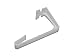 RV Designer A285, Side Curtain Hold Down, Plastic, 2 Per Pack, Window Covering Hardware,White