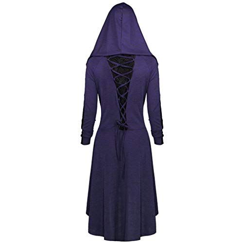 Clearance Sale! Wintialy Women Casual Plus Size Lace up Hooded High Low Dress 2XL