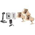 Valcom 3 Horn Speaker Paging Mass Notification and Emergency PA System Kit (Commercial Grade)