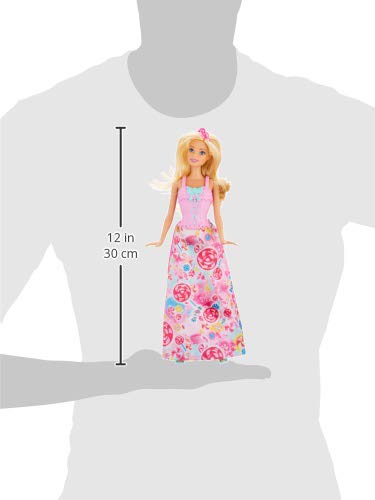 Barbie Doll Fantasy Dress-Up Set with Blonde Fashion Doll, Candy-Inspired Clothes & Accessories like Fairy Wings & Mermaid Tail