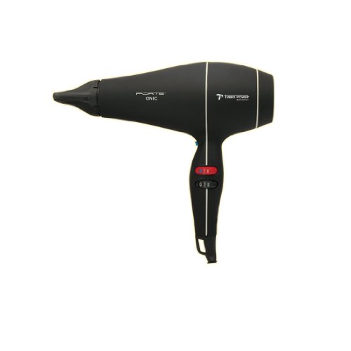 Turbo Power Forte Professional Hair Dryer - Black & White - 318