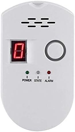 Propane/Natural Digital Gas Detector, Home Gas Alarm, Gas Leak Detector,High Sensitivity LPG LNG Coal Natural Gas Leak Detection, Alarm Monitor Sensor Home/Kitchen