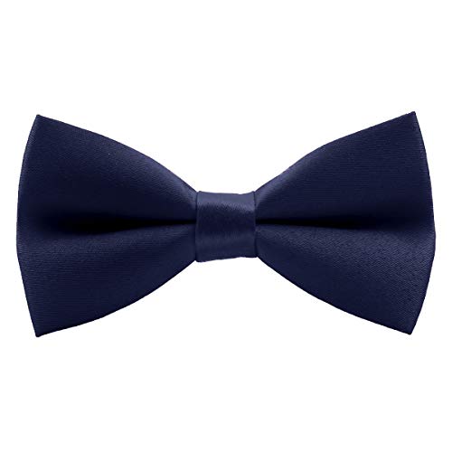 image for Wirarpa Mens Classic Pre-tied Bow Ties Clip On Formal Solid Tuxedo Adj