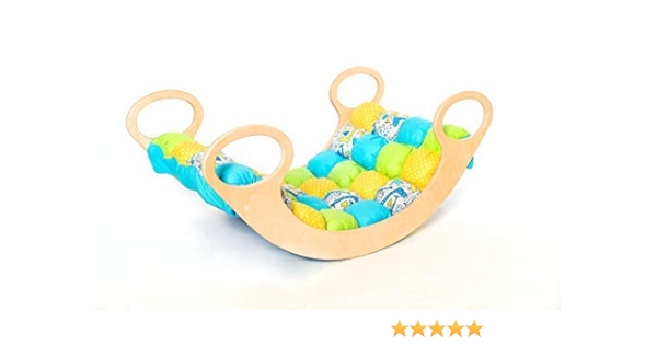 wooden rainbow rocker