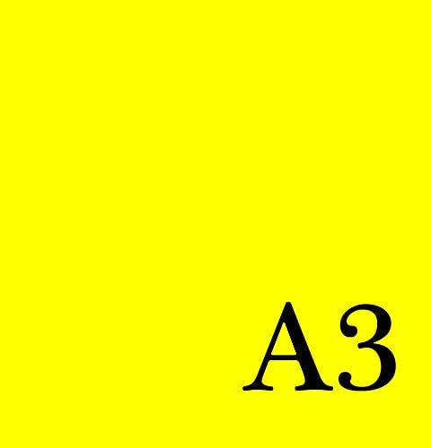 Yellow A3 Super 4mm Thick Craft Foam Sheet | Foam for Crafts