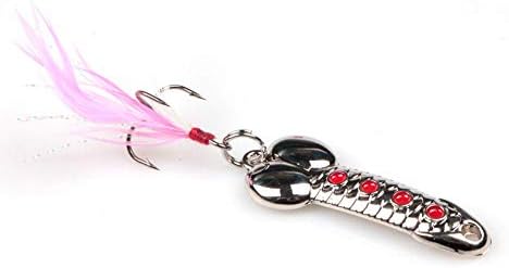 Domybest Fishing lures Bass, Spoon Sequins Hard Bait Artificial Fishing Lures Swimbait Freshwater Saltwater Fishing Tackle Lures