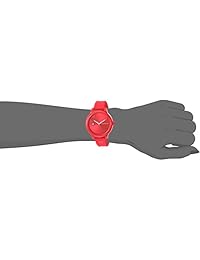 Tommy Hilfiger "Deporte Everyday Resina y de silicona de cuarzo reloj Casual de la mujer, color: rojo (Modelo: 1781776)