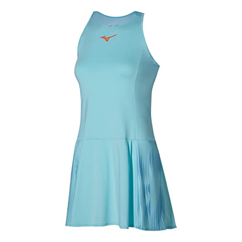 Mizuno Abito da Donna Stampato, Tanager Turchese, XL