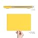 IBENZER Old MacBook Pro 13 Inch case A1278, Soft Touch Hard Case Shell Cover with Keyboard Cover for Apple MacBook Pro 13 with CD-ROM, Yellow, MMP13YW+1