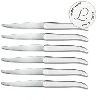 LAGUIOLE - Cristal Boxed Set of 6 White Steak Knives