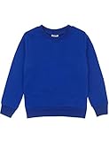 Spring&Gege Youth Basic Sport Crewneck Pullover Sweatshirts for Children（3-12 Years）