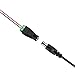 inShareplus 10 Pairs DC Power Pigtail Cable, 5.5 X 2.1mm 12V DC Male & Female Cable Connector for CCTV Security Camera, DVR, Car Rearview Monitor System Video, LED Strip Light, Low Voltage Application