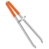 EJG 36" Long Trash &amp; Garbage Picker Grabber, Lightweight Aluminium &amp; Rustproof, Litter Pick Up Stick, Trash Tong, Reaching Assist Tool, Reacher Tool for Elderly, Garden Nabber Plogging (Orange)