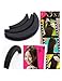 DIY Hair Bumpit Volume Beehive Hair Bump Hair Pad Haight Tools 3Pcs/Set Black (1 Set, Black)