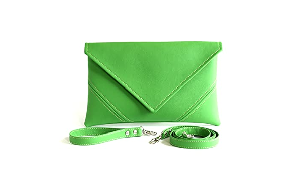lime green clutch purse