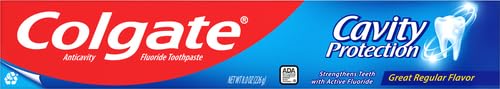 COLGATE CAVITY PROTECTION TOOTHPASTE WITH FLUORIDE – 8 OUNCE