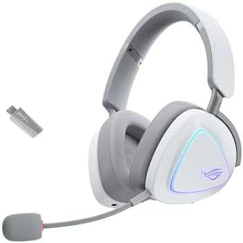 ROG DELTA II, Cuffie Gaming Senza Fili, Bianche
