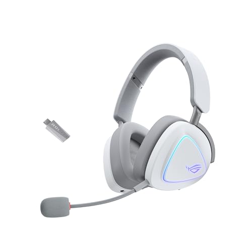 ROG DELTA II, Cuffie Gaming Senza Fili, Bianche