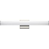 Maxim Rail - 16W 1 LED CCT Selectable Bath Vanity-4.75 Inches Tall and 24 Inches Wide-Satin Nickel Finish
