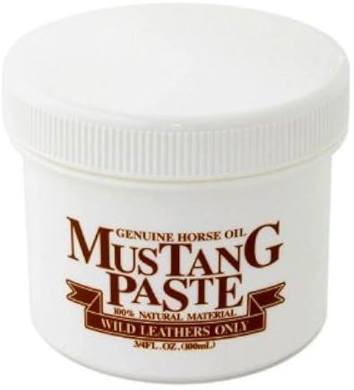 Amazon Mustang Paste マスタング ペースト ホース オイル レザー ケア シューケア 皮革手入れ クリーム ワックス レザー オイル 革 用 純 国産 馬油 ホース オイル 保革油 アメリカン 雑貨 ミリタリー アウトドア ホビーに Mustang マスタング