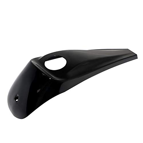 Senkauto Black Smooth Dash Oil Fuel Console & Gas Tank Cap Cover For Harley Touring FLHT FLHX 2008-2018 (Black w/Gas Cap) - Thumbnail 4