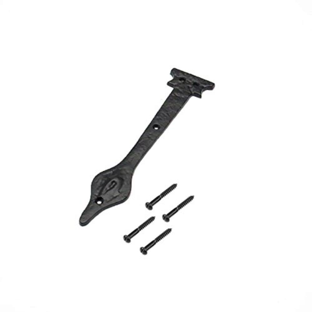 Merriway® BH01790 Dummy Single Door Tee Hinge, 263mm (10.5 inch) - Black Antique