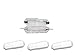3pk White CordSafe Extension Cord Connector with Water Resistant Seal for Cord Management