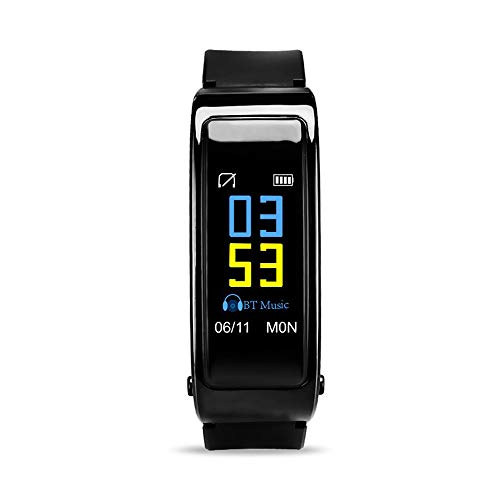 Sunward 0.96 Color Bluetooth Screen Smart Watch Touchable Sleep Monitor Call Pedometer Heart Rate Compatible iOS/Android (Black) - Thumbnail 5