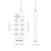Surge Protector, dodocool Power Strip USB Charging Station with 8 Outlets and 3 USB Ports 1800 Joules 4.92ft Cord ETL Listed LED Indicator On/ Off Switch