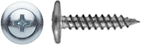 (4000) #8 X 1-5/8" Phillips Modified Truss Head (K-Lath) Sharp Point Screw Zinc Plated Bulk Box 34 Lbs.