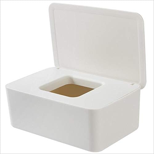 Onlyonehere Non-Slip Good Grips Wet Wipes Dispenser Holder Tissue Case with Lid for Home Office