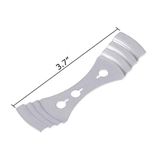 20 Pack Metal Candle Wick Centering Devices Stainless Steel Candle Core Holder for Candle DIY Making (Wick Centering Device, Silver)