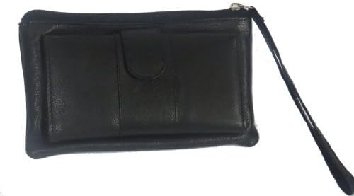 Pielino Womens Genuine Leather Wallet Wristlet with Checkbook Holder 2831