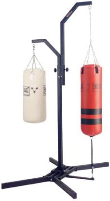 Prime Fighter Freestanding Home Gym Dual Heavy Bag Platform 300A