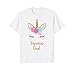 Mens Unicorn Dad Shirt, Dad of the Birthday Girl Gift