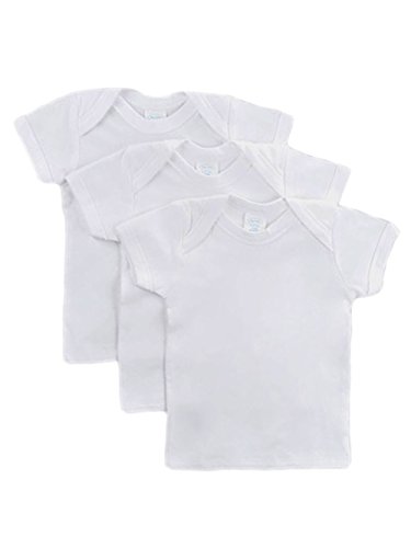 Big Oshi 3-Pack Lap Shoulder T-Shirts - white, 3-6 months