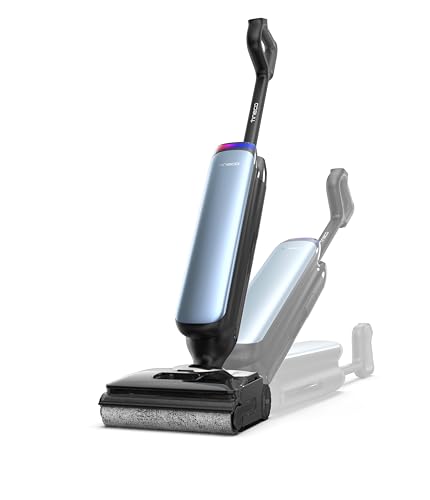 Tineco Floor One S9 Artist Vacuum Cleaner with Elegant Design, 22,000 Pa, 360° SmoothDrive, Tangle-Free, 50 Min Battery Life, 2 Sides Cleaning Edges, Flattens to 180 Degrees, Vacuum Cleaner, FlashDry at 85 °C