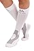 Mojo Compression Socks 20-30 mmHg Graduated Compression Stockings - Unisex, White, XL