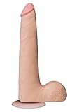 Doc Johnson The Realistic Cock with Removable Suction Cup- ULTRASKYN - Slim - 9 Inch - F-Machine and Harness Compatible Dildo - Vanilla