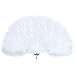 BABEYOND Marabou Feather Fan 20s Vintage Folding Fan Flapper Hand Fan for Costume Dancing Show Tea Party Wedding Decoration (White)