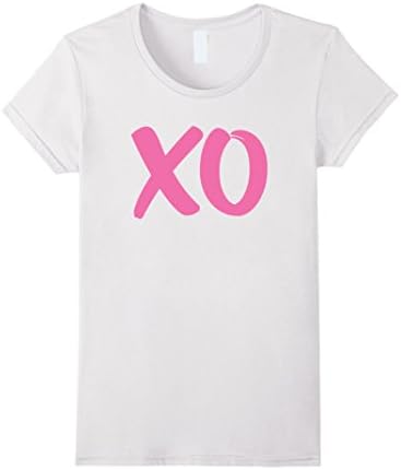 Women's XO Valentines Day Tshirt XOXO LOVE Girl Women Medium White